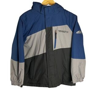 Free Country FCEXTREME Youth Insulated Ski Snowboard Jacket Blue Grey Sz M 10 12